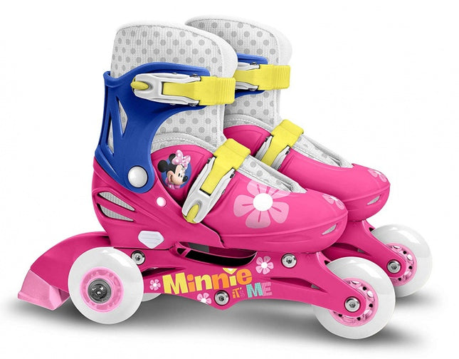 Disney Minnie Mouse Inlineskates Hardboot Wit/Blauw Maat 27/30