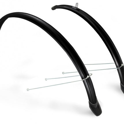 Eurofender Spatbordenset 58 Mm Kunststof zwart 24 inch