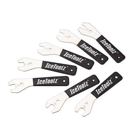 Icetoolz Conussleutelset 13-14-15-16-17-18-19 Mm 20 Cm Zilver/Zwart