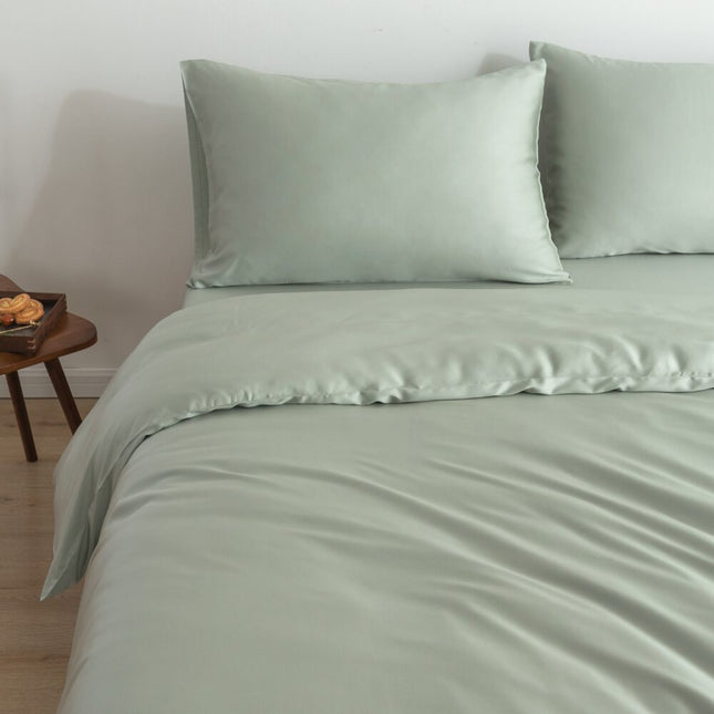 Eenpersoons Beddengoedset - Sage Green