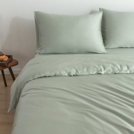Tweepersoons Beddengoedset M - Sage Green