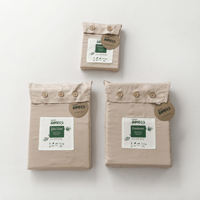 Tweepersoons Beddengoedset M - Soft Taupe