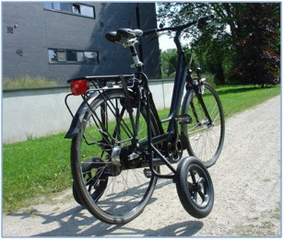 Jpt Zijwielen Set Voor Volwassenen Zwart