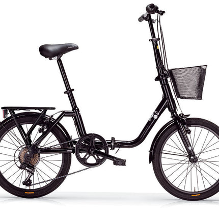 MBM Vouwfiets 20 Inch Kangaroo 6 Versnellingen Zwart Winkelwarenhuis.nl