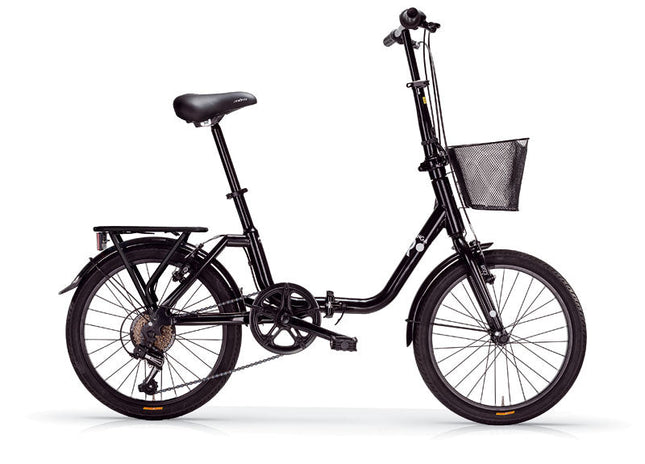 MBM Vouwfiets 20 Inch Kangaroo 6 Versnellingen Zwart Winkelwarenhuis.nl