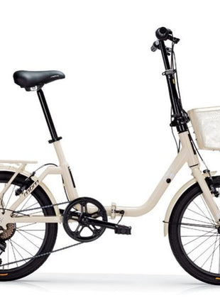 MBM Vouwfiets 20 Inch Kangaroo 6 Versnellingen Creme Winkelwarenhuis.nl