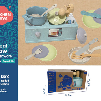 Kitchen Toys Speelgoed Wastafel Met Keukenaccessoires Gerecycled multicolor