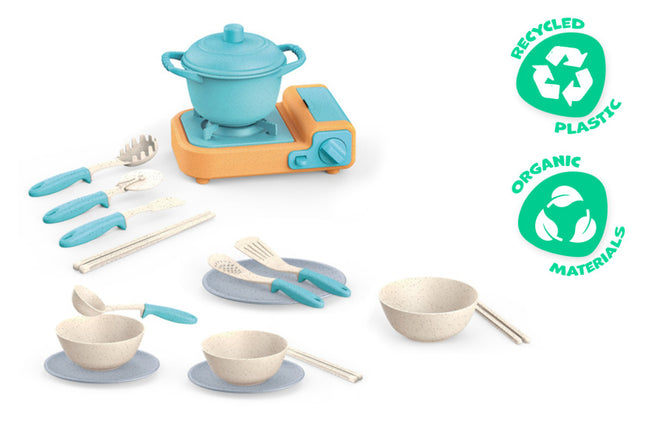 Kitchen Toys Speelgoedfornuis Met Keuken​​​​​​​accessoires Gerecycled