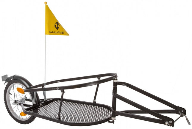 M-Wave Opvouwbare Fietskar 16 Inch Unisex Zwart