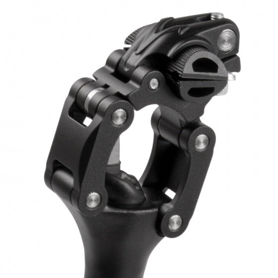 M-Wave Zadelpen Fourspring Vario Parallelogram 350 Mm Zwart