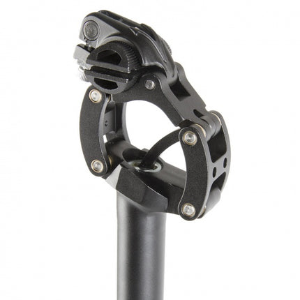 M-Wave Zadelpen Verend Parallelogram 27,2 X 350 Mm Aluminium Zwart