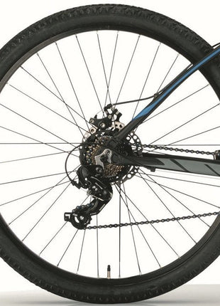 LOOP DISK HEREN MOUNTAINBIKE 29 INCH 24 VERSNELLINGEN 38 CM KADER ZWART/BLAUW Winkelwarenhuis.nl