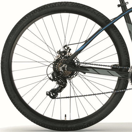 LOOP DISK HEREN MOUNTAINBIKE 29 INCH 24 VERSNELLINGEN 38 CM KADER ZWART/BLAUW Winkelwarenhuis.nl