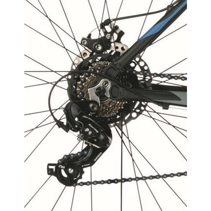 LOOP DISK HEREN MOUNTAINBIKE 29 INCH 24 VERSNELLINGEN 38 CM KADER ZWART/BLAUW Winkelwarenhuis.nl