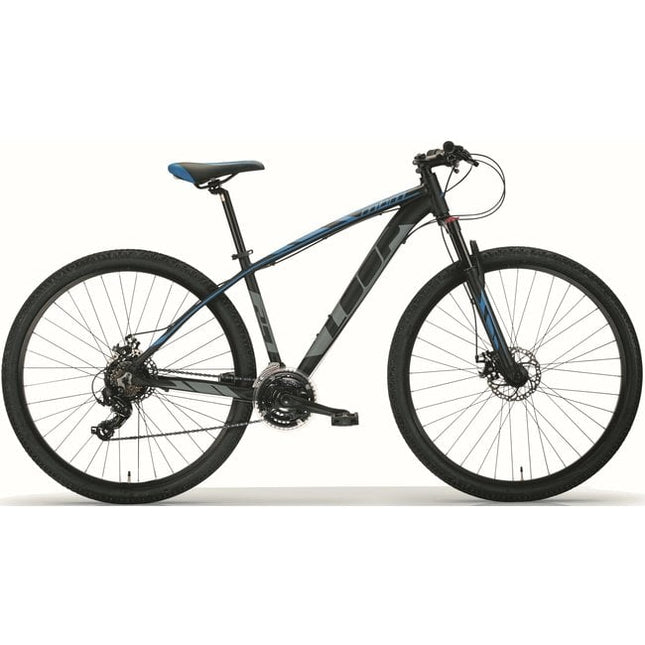 LOOP DISK HEREN MOUNTAINBIKE 29 INCH 24 VERSNELLINGEN 48 CM KADER ZWART/BLAUW Winkelwarenhuis.nl