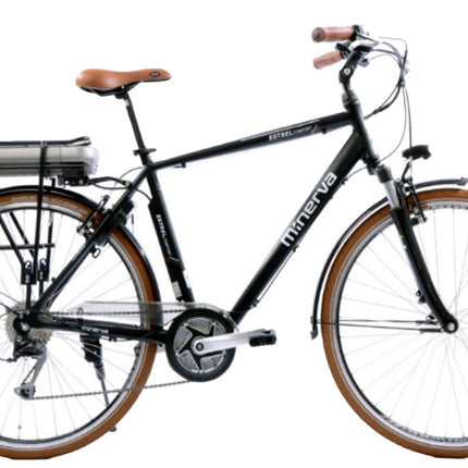 Minerva Estrel Heren 9V V-Brakes zwart 53 cm 28 inch