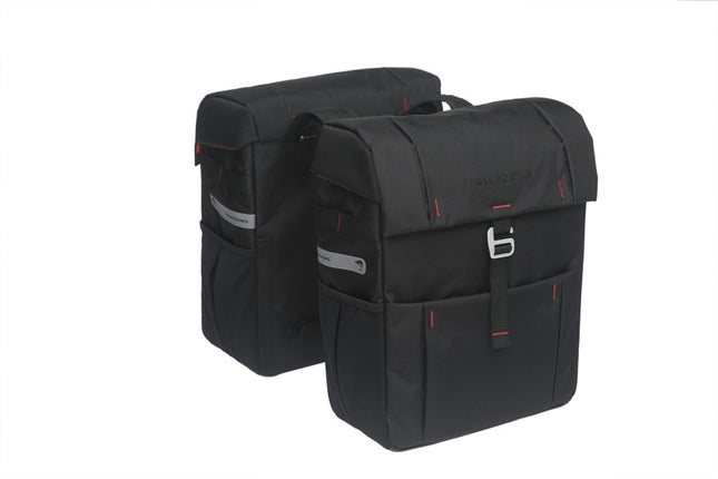 New Looxs Vigo Dubbele Fietstas 37 Liter Zwart - 515.330