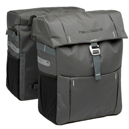 New Looxs Vigo Dubbele Fietstas 37 Liter Grijs - 515.337