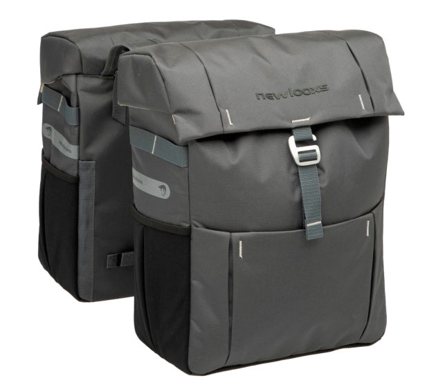 New Looxs Vigo Dubbele Fietstas 37 Liter Grijs - 515.337