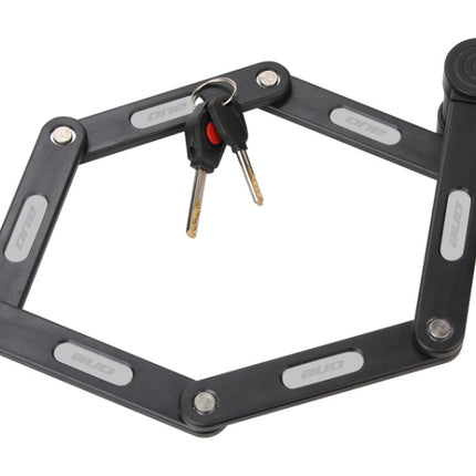 One F.lock 20.85 Vouwslot Met 2 Sleutels 85 Cm Staal Zwart