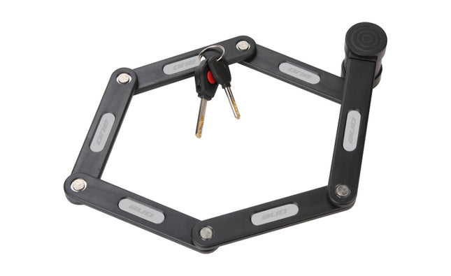 One F.lock 20.85 Vouwslot Met 2 Sleutels 85 Cm Staal Zwart