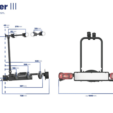 Pro-User Amber Iii Trekhaak Fietsendrager 7/13-Polig Max. 60 Kg