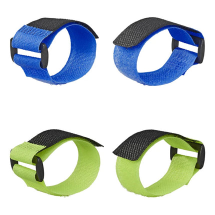 Proplus Kabelbinders Klittenband 8 Stuks Blauw/Groen