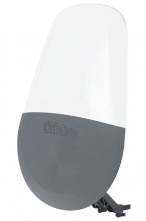 Qibbel Windscherm Air Voorzitje Junior Transparant/Grijs