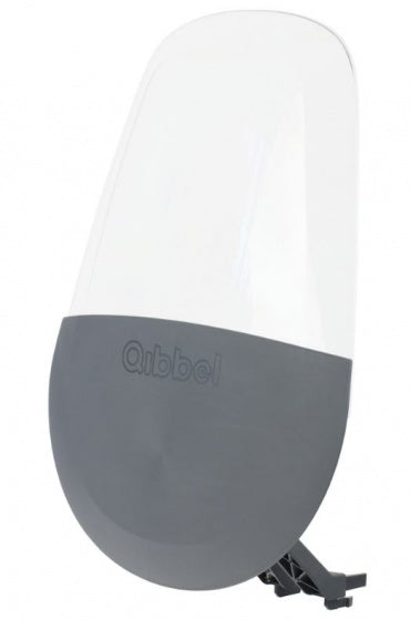 Qibbel Windscherm Air Voorzitje Junior Transparant/Grijs