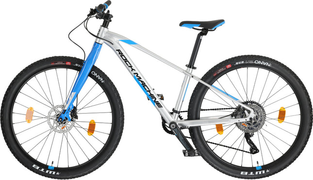 Rock Machine Thunder Junior 9V Hydraulische Schijfrem zilver/blauw xs 27 inch