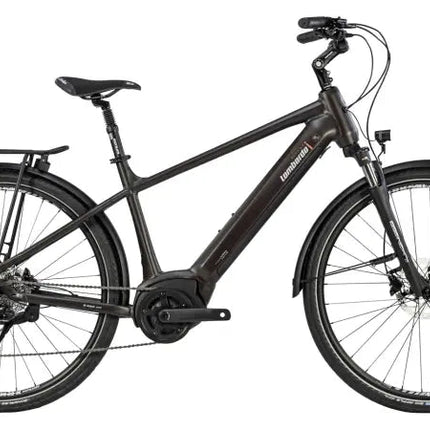 LOMBARDO ROMA 9.0 ELEKTRISCHE HERENFIETS 28 INCH 9 VERSNELLINGEN 43 CM KADER BRUIN Winkelwarenhuis.nl