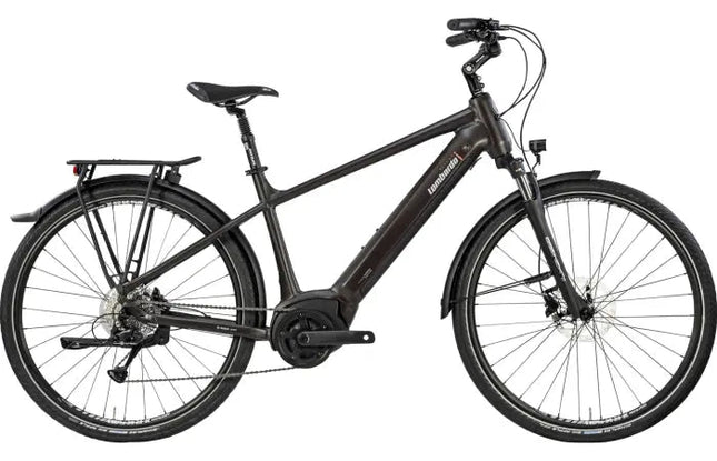 LOMBARDO ROMA 9.0 ELEKTRISCHE HERENFIETS 28 INCH 9 VERSNELLINGEN 43 CM KADER BRUIN Winkelwarenhuis.nl