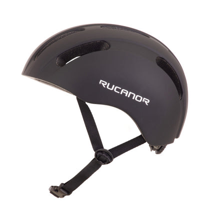 Rucanor City Flow Fietshelm E-Bike Verstelbaar Maat 55-58 Cm (M) zwart