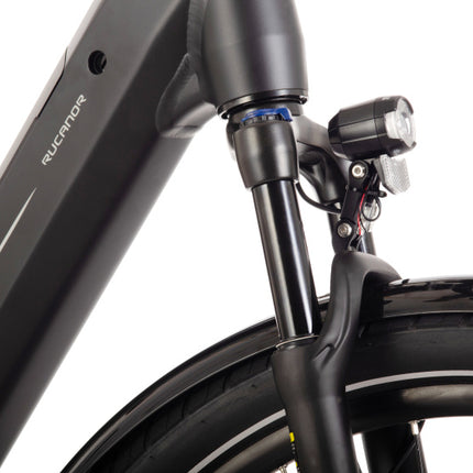 Rucanor City Suv Dames 7V Hydraulische Schijfrem matzwart 53 cm 28 inch