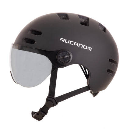 Rucanor Urban Sprint Fietshelm Met Vizier En1078 Maat 58-61 Cm (L)