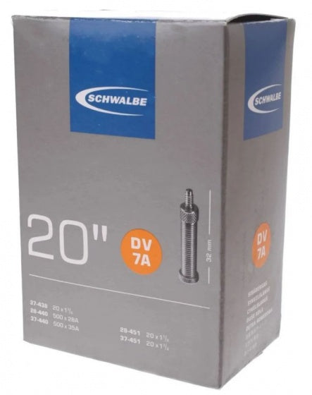 Schwalbe Binnenband 20 X 1 1/8-3/8 Inch (28/37-440/451) Dv 32 Mm