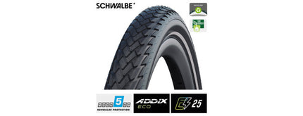 Schwalbe Green Marathon Buitenband Greenguard 27X1 1/4 (32-630) Zwart