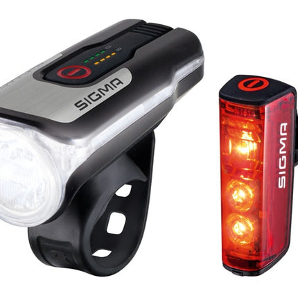 Sigma Verlichtingsset Blaze & Aura 80 Led Usb-Oplaadbaar