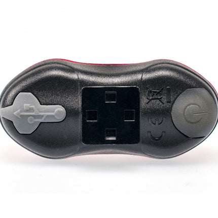 Simson Achterlicht Eyes Usb Led Oplaadbaar Zwart