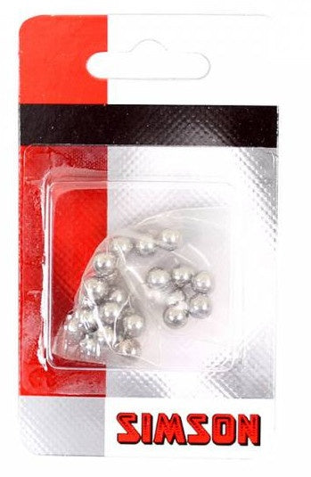 Simson Kogels 1/4 Inch Staal Zilver 24 Stuks