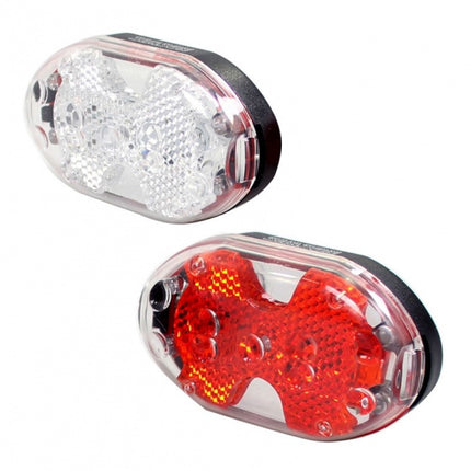 Simson Verlichtingsset Batterij Led Zwart/Rood