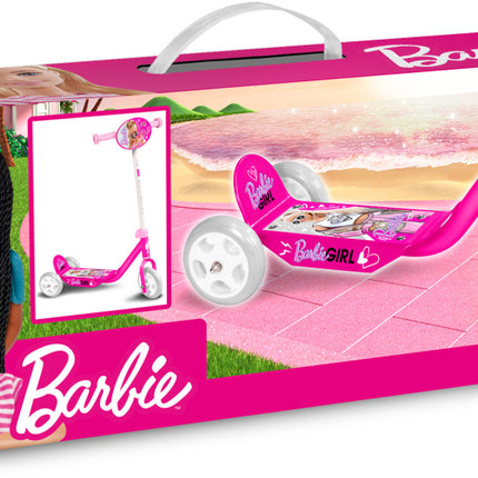 Mattel Barbie 3-Wiel Kinderstep Vrijloop Meisjes Roze