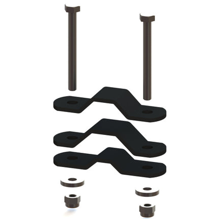 Steco Voetsteun Voor Op Frame Fiets matzwart