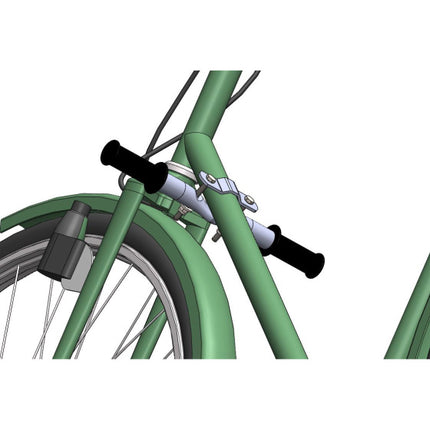 Steco Voetsteun Voor Op Frame Fiets matzwart