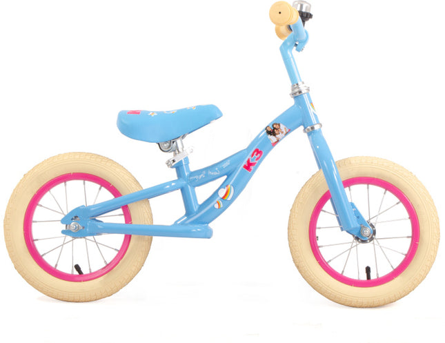 Studio 100 K3 Loopfiets Meisjes blauw 12 inch