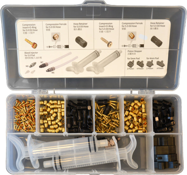 Tektro Schijfrem Service-Kit Voor 5.0/5.5 Mm Remleidingen