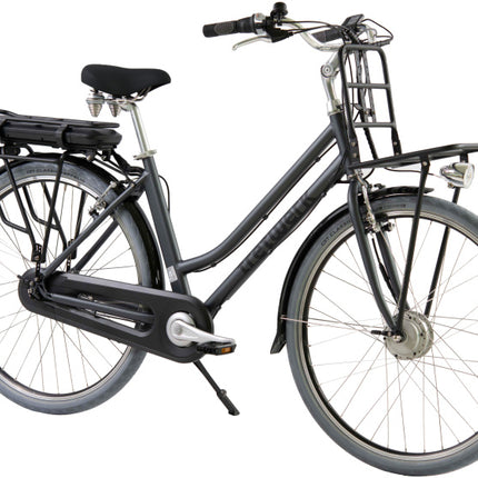 Tretwerk E-Cargo Dames 7V V-Brakes antraciet 49 cm 28 inch