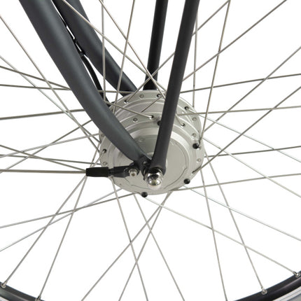 Tretwerk E-Cargo Dames 7V V-Brakes antraciet 49 cm 28 inch