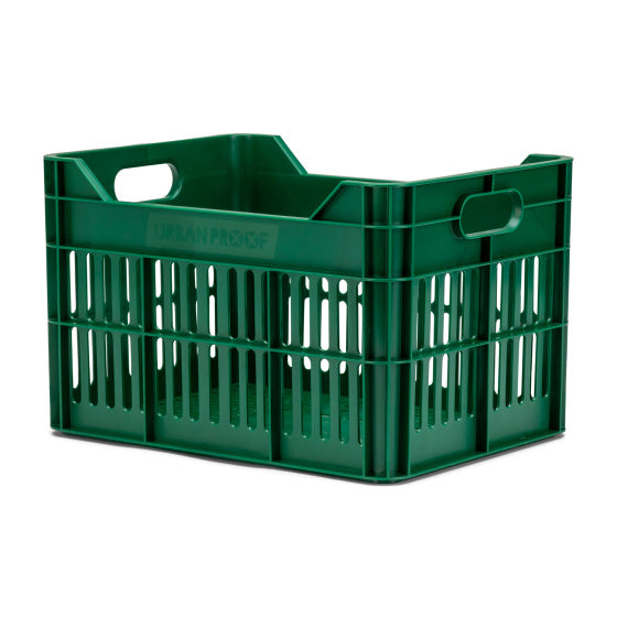 Urban Proof Junior Fietskrat 15 Liter Gerecycled Kunststof Retro Green