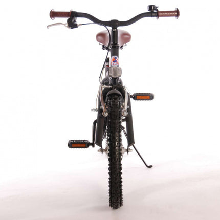 Volare Black Cruiser 18 Inch 27 Cm Jongens Terugtraprem Matzwart